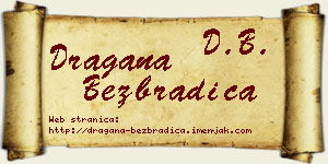 Dragana Bezbradica vizit kartica